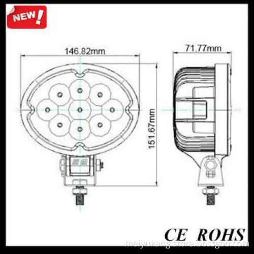 hot sale 27w cree led work lamp